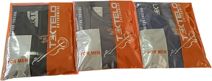 3-pack men's underwear set – t-shirt and trunk boxers for all-day comfort