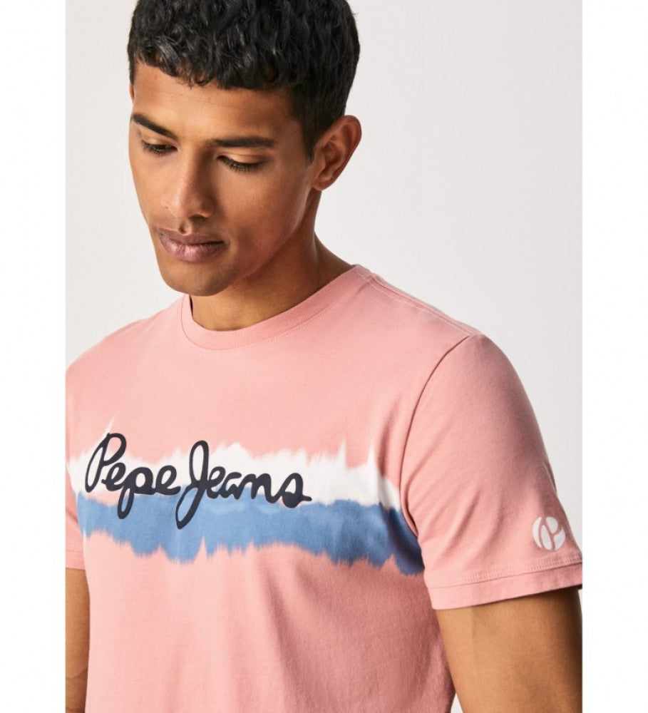 Pepe Jeans Effortless Style and Comfort Ash Rose T-Shirt for Men