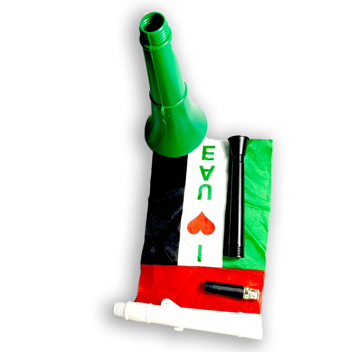 UAE National Day Celebration Horn with Flag - Show Your Patriotism!