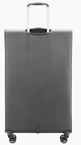 Pierre Cardin Luggage Softside Lightweight Suitcase for Travel, TSA Approved Lock, Anti Theft Double Zipper, Mercury Collection (D.Grey)
