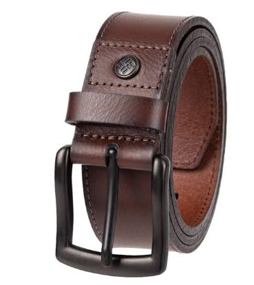 Columbia Men's Leather Belt (Brown, L ( Belt Size 36-38 )