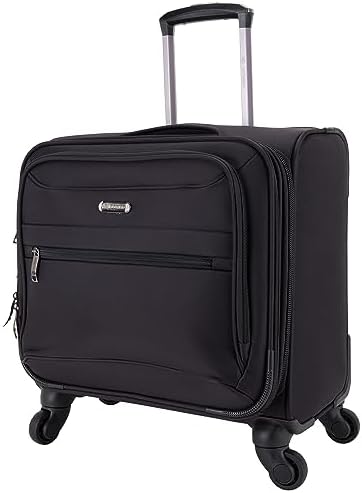 Pierre Cardin Sonada Rolling Laptop Bag Premium Wheeled Briefcase With ANTI THEFT TSA Lock Water-Resistant Pilot case, Roller Case Computer Bag UNISEX (CA95057)