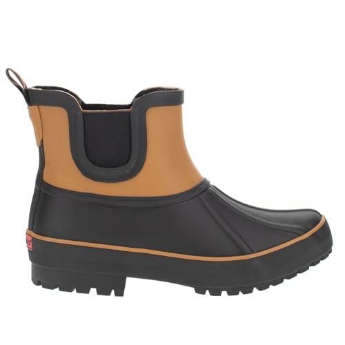 SIZE: 37.5 - Chooka Ladies Chelsea Rain Boot, Brown