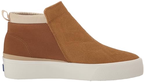 SIZE: 37 - Keds Cooper Zip Boot, Boot Womens, Tan Snake Embossed Suede