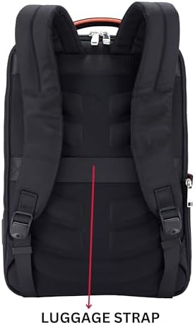 Pierre Cardin Unisex Professional Travel Laptop Backpack, Extensible Business Bag, Water Resistant College Backpack