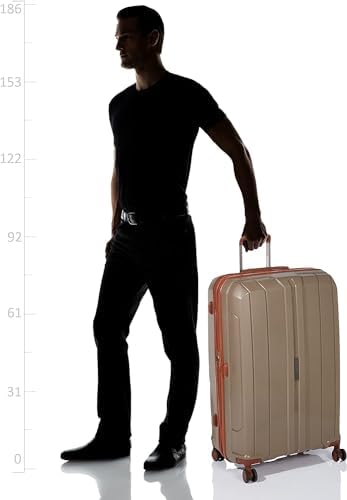 SONADA Unbreakable Luggage Set of 4, Expandable Suitcase With ANTI Theft Double Zipper, 4 Double Wheels, Lightweight and Durable Luggage for Travel (Champagne)
