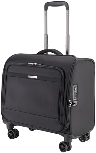Pierre Cardin Rolling Laptop Case, Pilot Business Bag for Travel And Office, International Lock