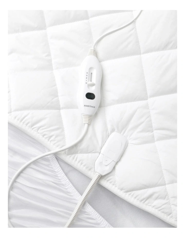 Heritage  Cotton Quilted Electric Blanket 152*203+40cm