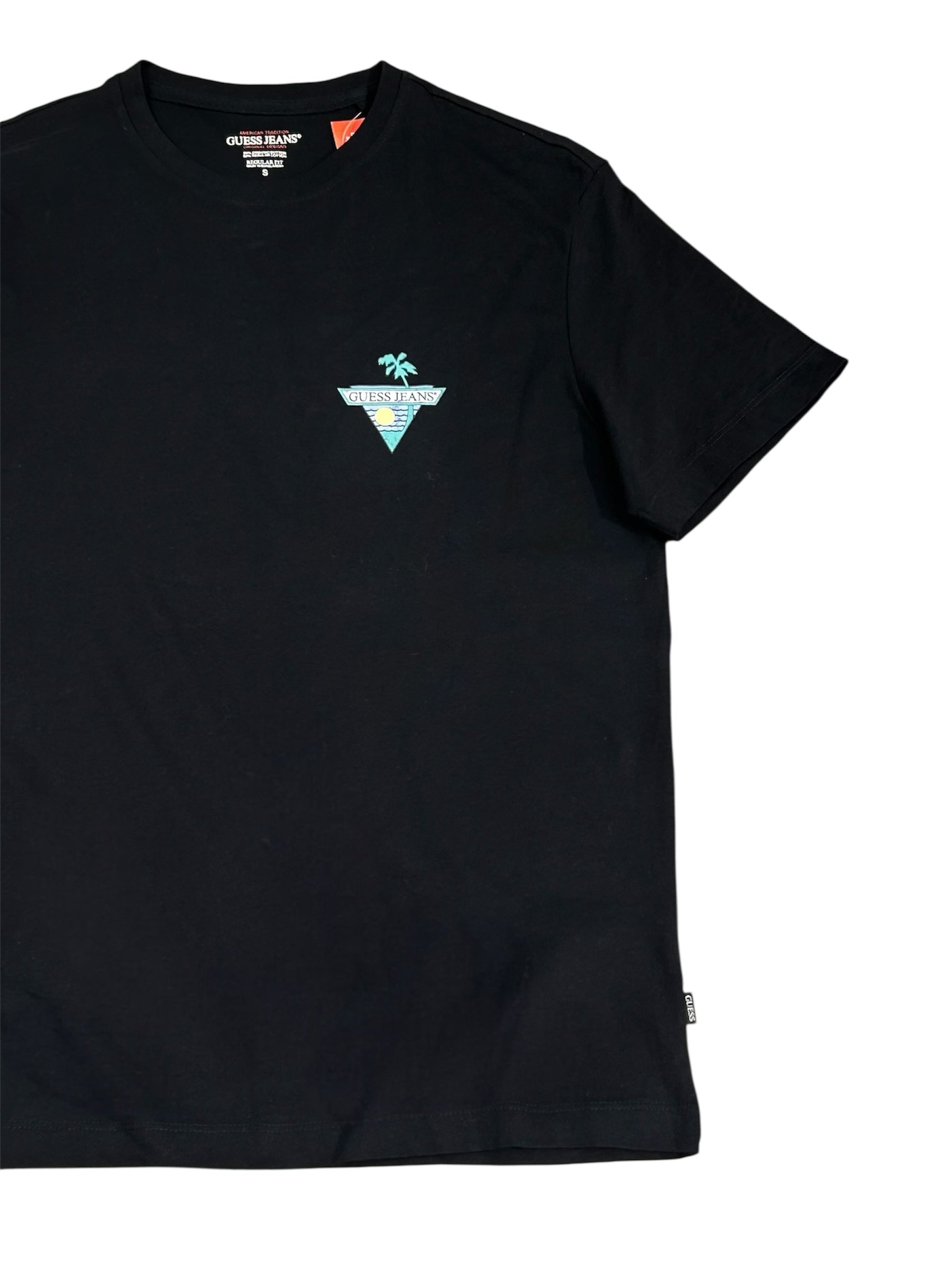 Guess Jeans Men’s Black Cotton T-Shirt
