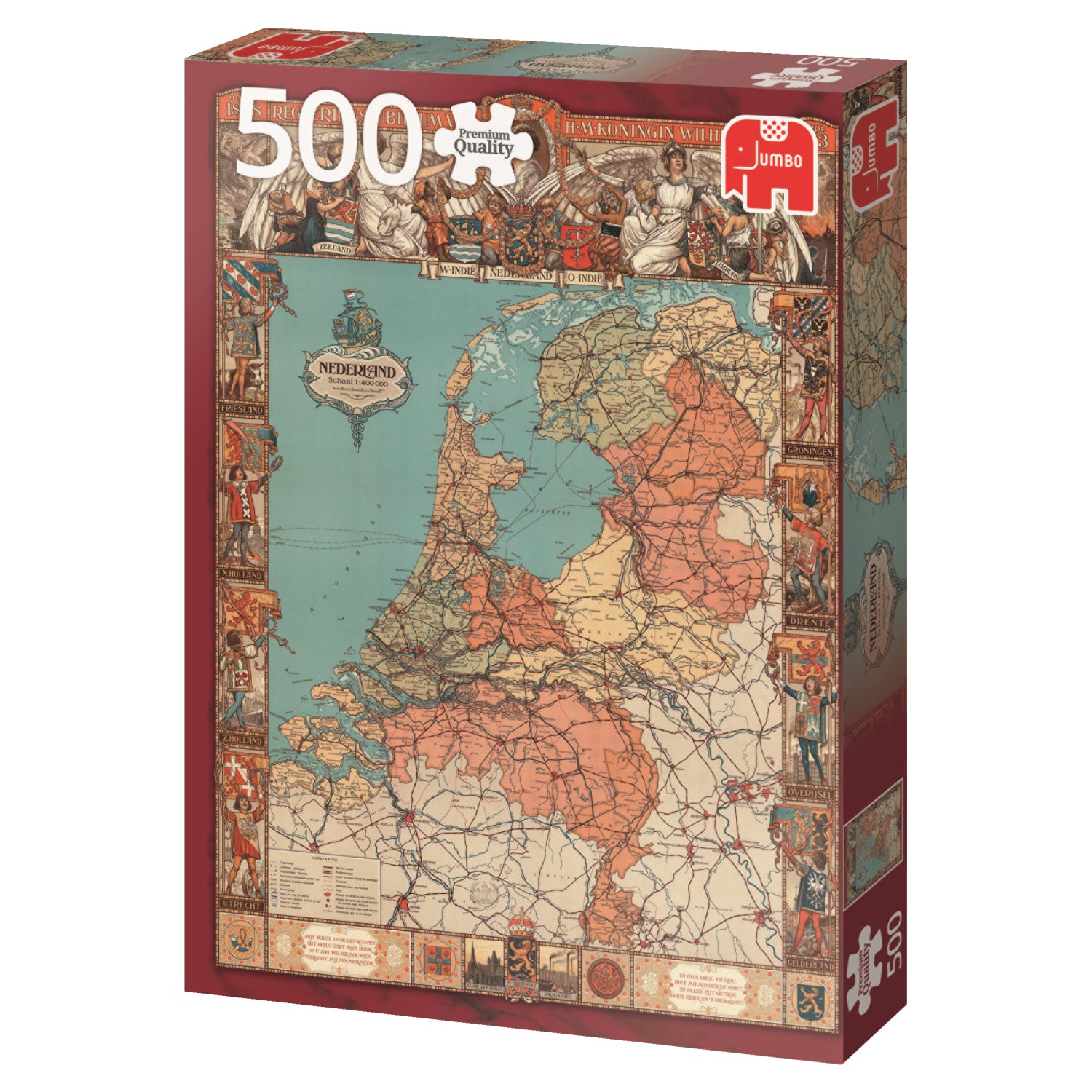 Jumbo 500-Piece Puzzle - "Holland" by Cornelis Jetses