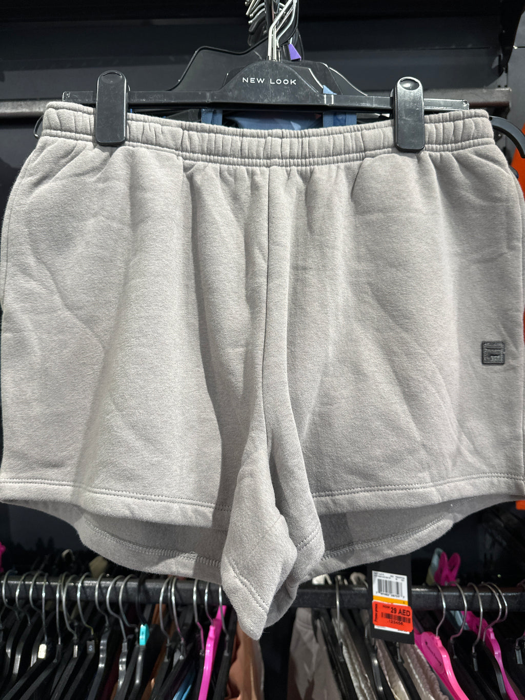 FILA WOMEN DIARA HIGH RISE SHORT GRAY