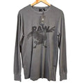 G START LONG SLEEVE MUTED BLUE BIRD LOGO