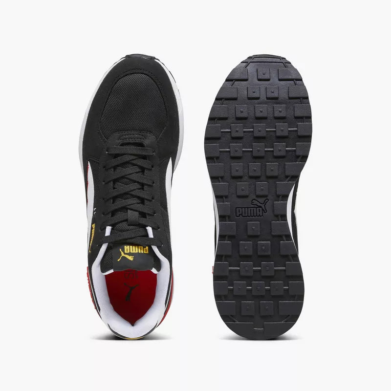 Puma Graviton B&W Yellow Sizzle Sneakers - (380738-40)
