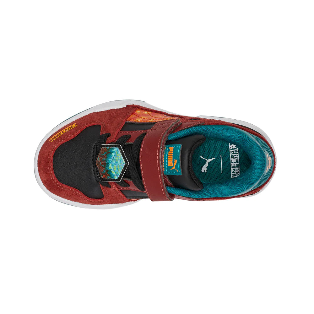 PUMA Minecraft x Slipstream AC Slip On Sneakers (Little Kid) 38612901