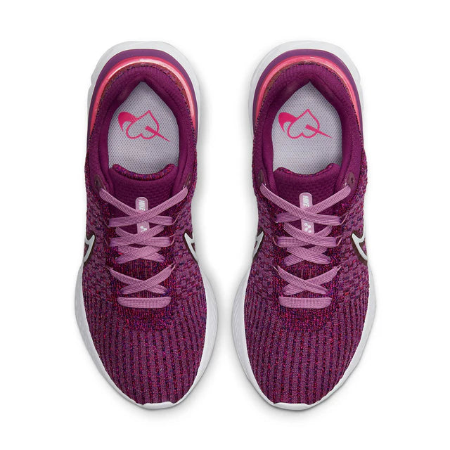 Nike React Infinity Run Flyknit 3 'Light Bordeaux' - (DD3024-500)