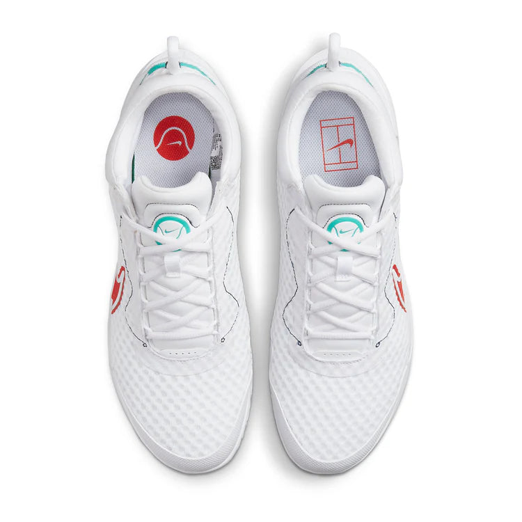 NikeCourt Zoom Pro 'White Washed Teal Red' (Men's)-(DH0618-136)