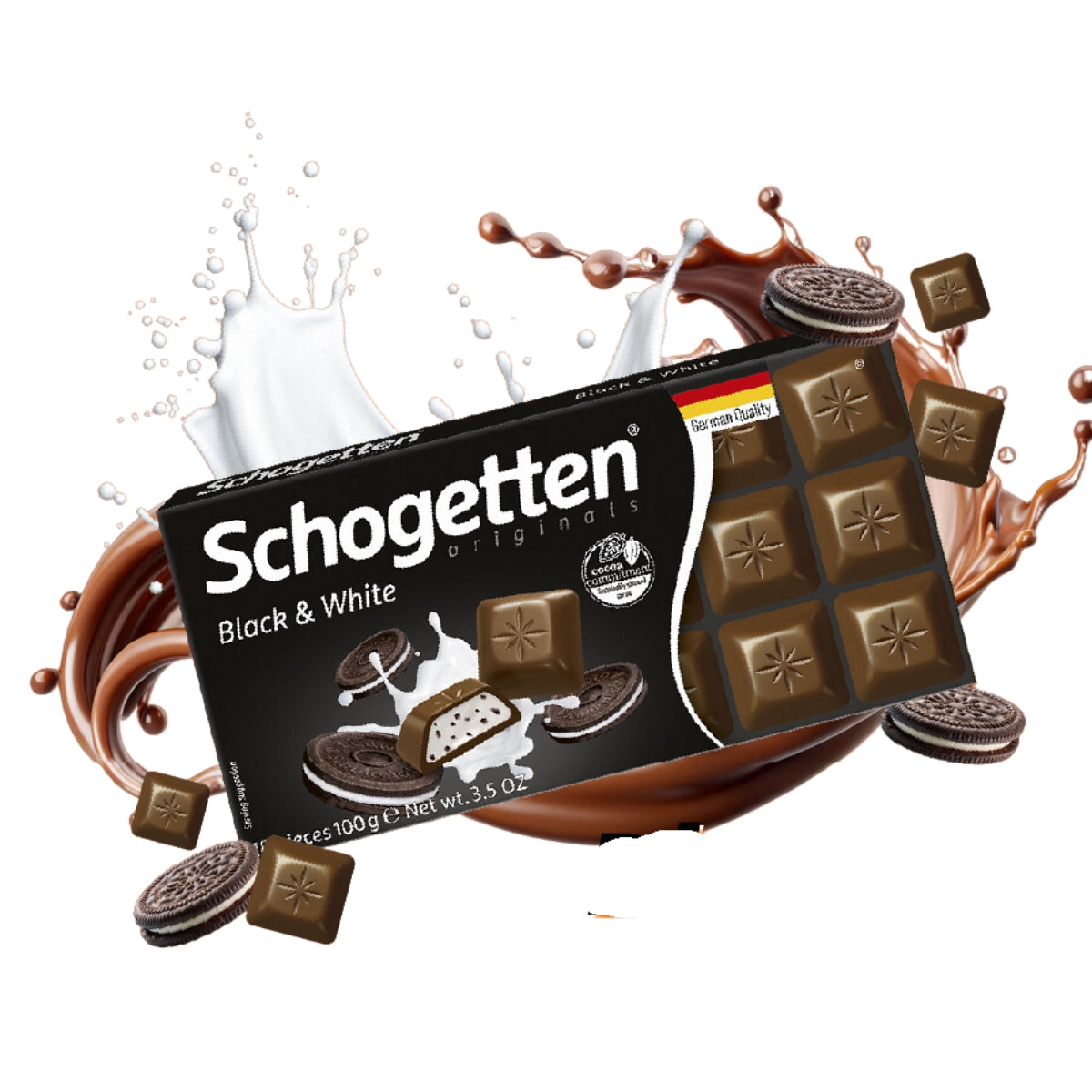 Schogetten Original Black White Chocolate 100 gram