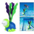 BUBZ diving turtle in the pool  BLUE COLOR
