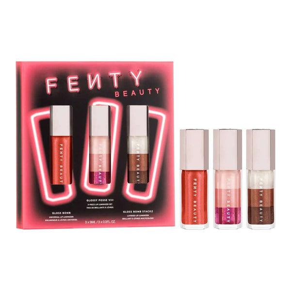 Fenty Beauty Glossy Posse VIII Gloss Bomb Trio 3 x 9ml