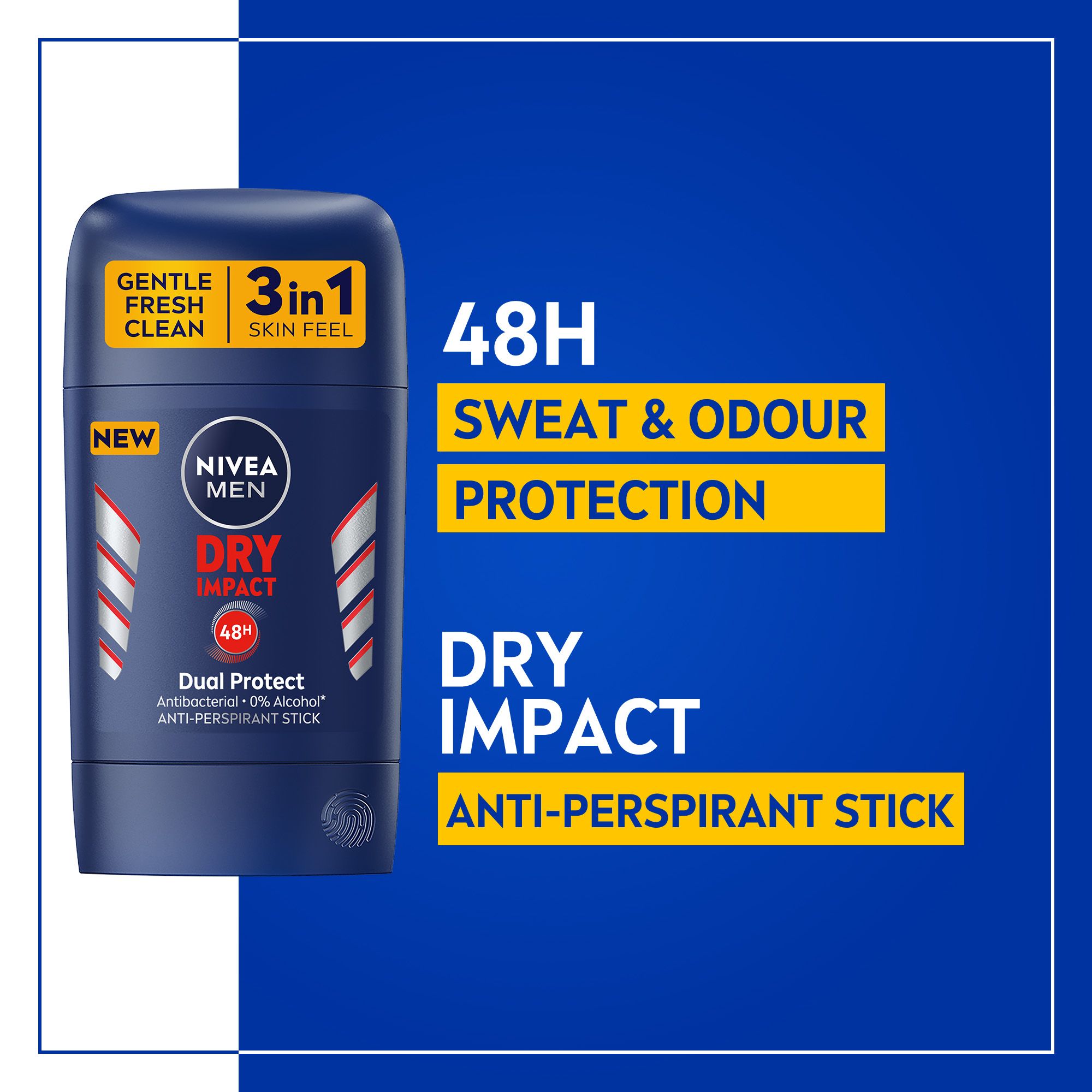 NIVEA Nivea Men Deo Stick Dry Impact 50 Ml