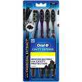 Oral-B Cavity Defense Toothbrush With Charcoal Extract, Soft, Cleans Deep, Removes Stain