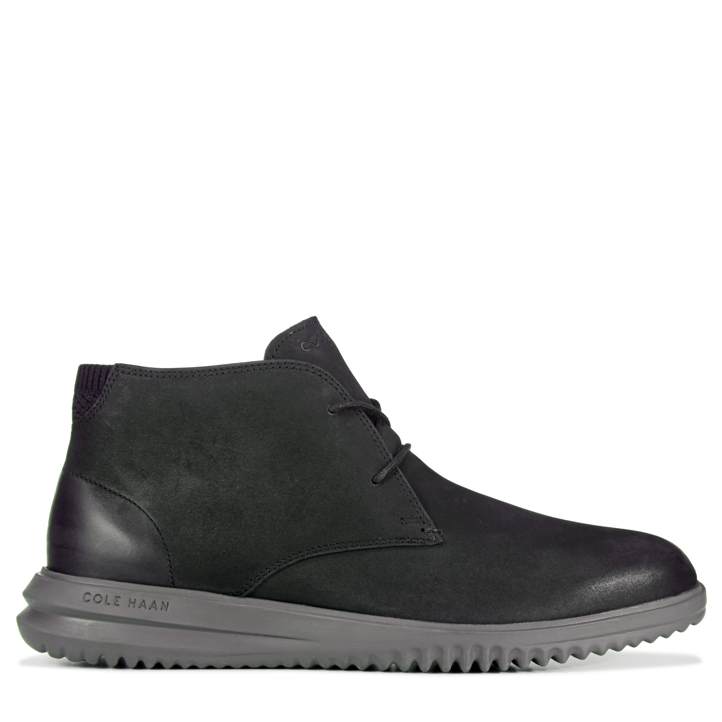 Cole Haan Men's Grand Plus Chukka Boot, Black & Gray