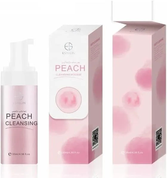 ESTELIN Peach cleansing mousse 135 ml