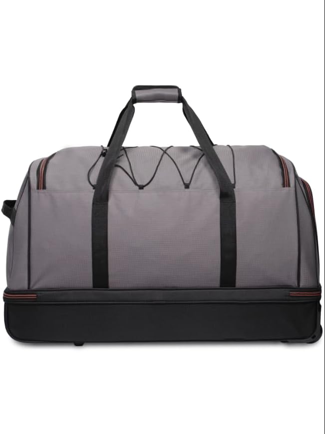 Sonada Rolling Duffel Bag 30 Inch 2 Wheel Protégé Collection Telescoping Handle, Multiple Compartments Trolley