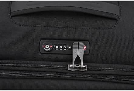 Antler Lightweight Luggage TSA Approverd suitcase for travel and business, from UK (Set of 3, Black)