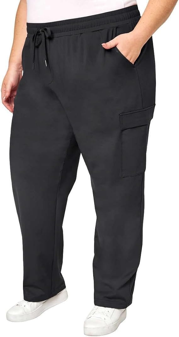 Size L - Mondetta Ladies' Straight Leg Cargo Pant
