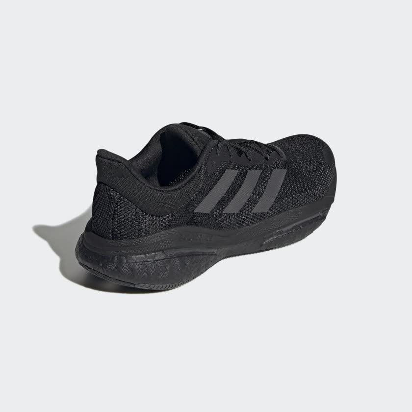 SIZE: 38 - adidas SolarGlide 5 Sneaker, Black/Grey/Carbon