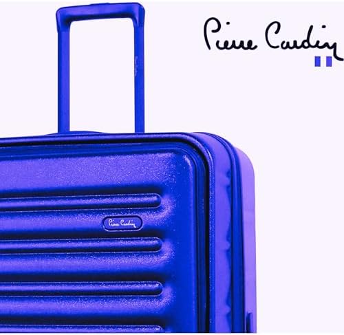 Pierre Cardin Front Zipper Luggage Lightweight Hardside Suitcase for Travel, TSA Approved, ANTI Theft Double Zipper (NAVY, Set of 3)