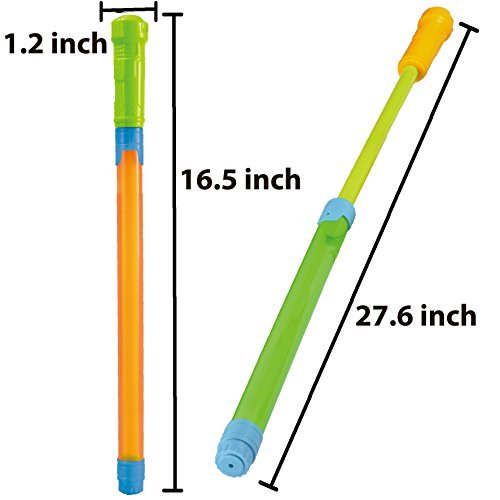 مجموعة من 6 قطع من JOYIN Super Water Blaster مقاس 16.5 بوصة لألعاب السباحة الصيفية ورمل الشاطئ وألعاب القتال المائي