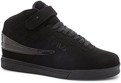 Fila Men Vulc 13 Distress High Cut Lace Up Running Shoes, Black (1SC60526-001)