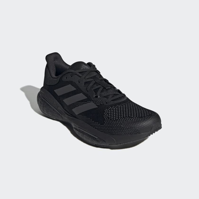 SIZE: 38 - adidas SolarGlide 5 Sneaker, Black/Grey/Carbon