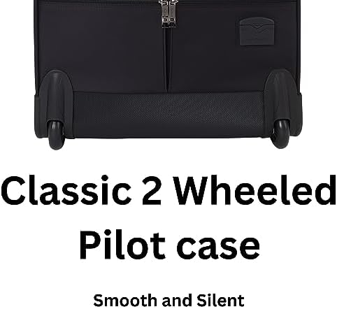 Pierre Cardin Sonada Rolling Laptop Bag Premium Wheeled Briefcase With ANTI THEFT TSA Lock Water-Resistant Pilot case, Roller Case Computer Bag UNISEX (CA95052)