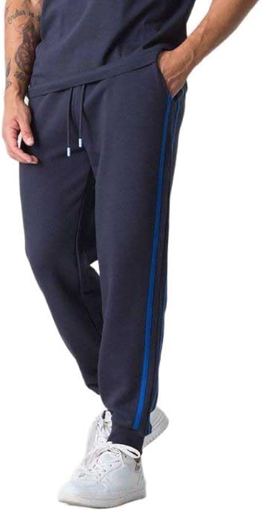 G-Star RAW Men's Side Tapes Sweat Pants - Sartho Blue