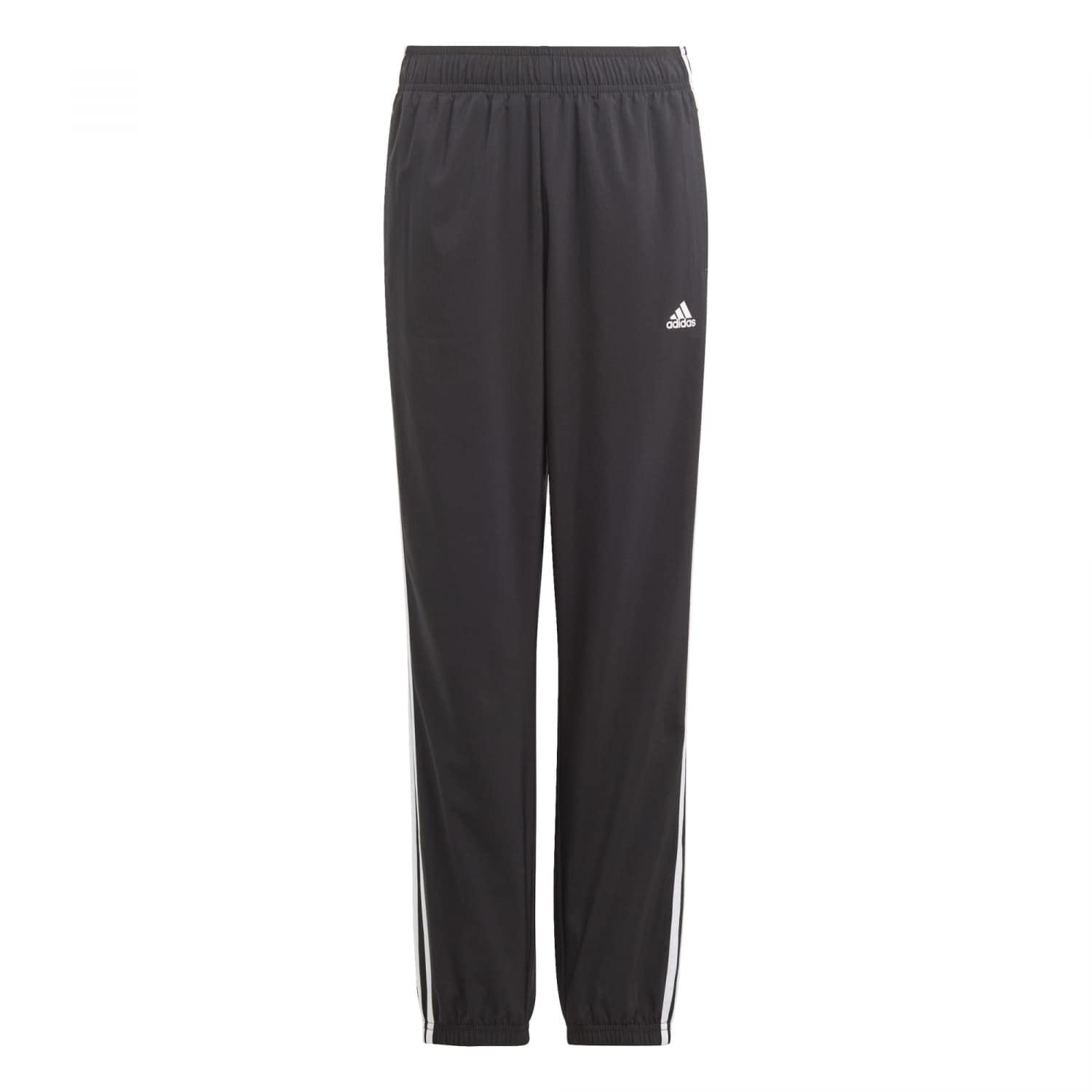 SIZE: L - Adidas Unisex Youth Essentials 3-Stripes Woven Tracksuit Bottoms Pants - D2