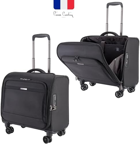 Pierre Cardin Rolling Laptop Case, Pilot Business Bag for Travel And Office, International Lock