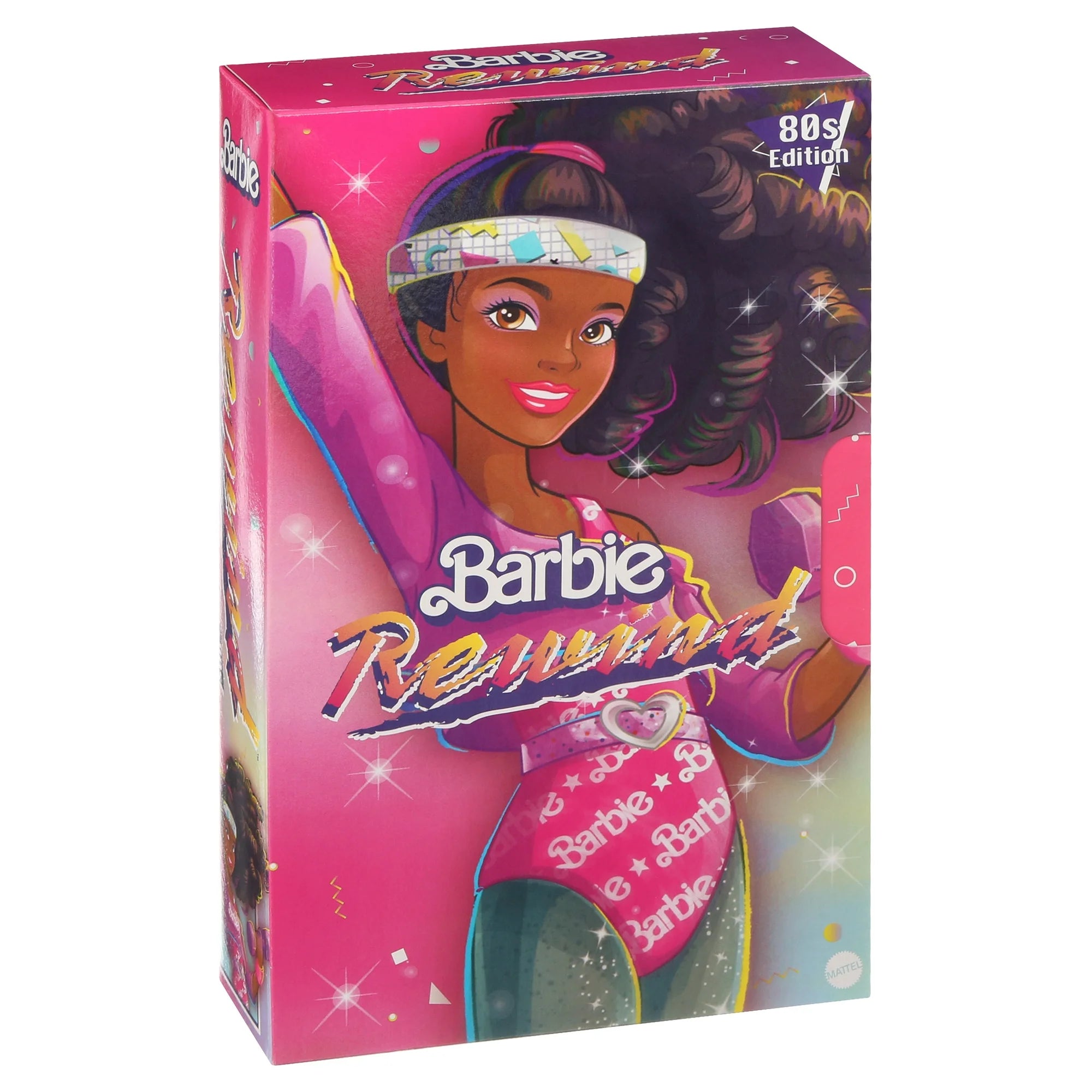 Barbie Rewind 80s Edition - Workin’ Out. Brand New Collector Doll & Stand. NRFB