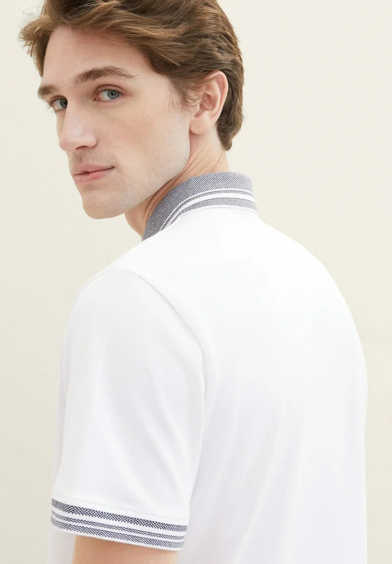 TOM TAILOR MIT LOGO - Polo shirt - white