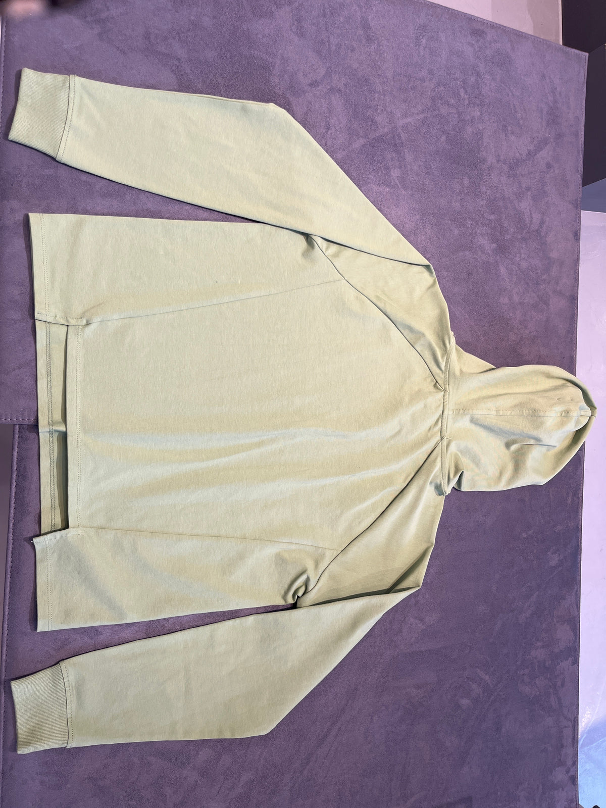 Fila Women's Olive Green Long Sleeve Pullover Hoodie with Pink Logo