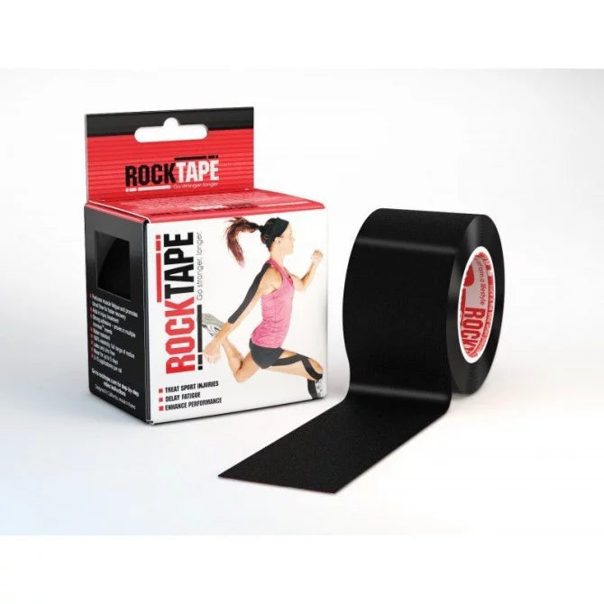 Rocktape Kinesiology Tape 10cm x 5m - Black