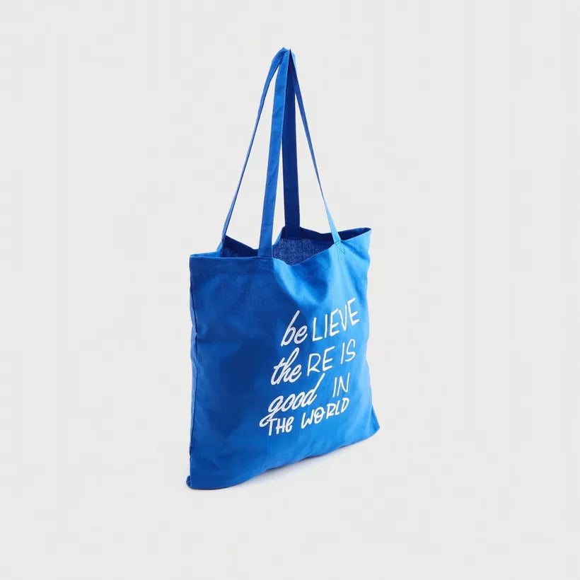 Gloo Print-On-The-Go Foldable Bag Blue