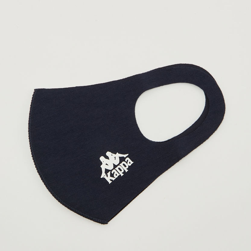 Kappa Logo Print Face Mask with Cutout Ear Loops