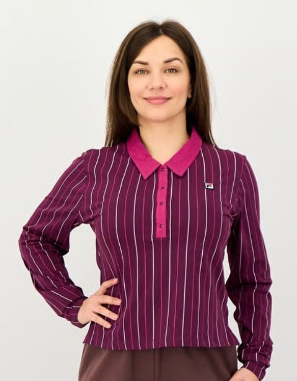 FILA SPORTWEAR  JADA LONG SLEEVE POLO F22WF013-894 WOMEN TRAINING