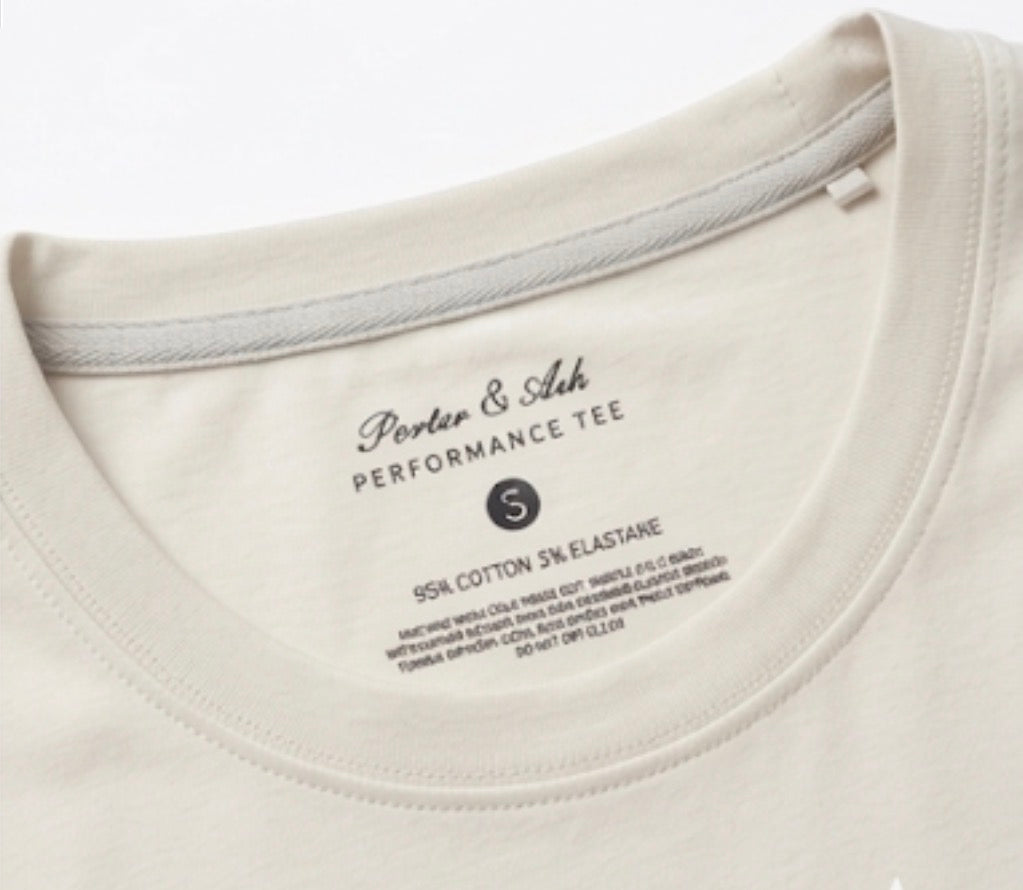 porter and ash PERFORMANCE White T-Shirt Men