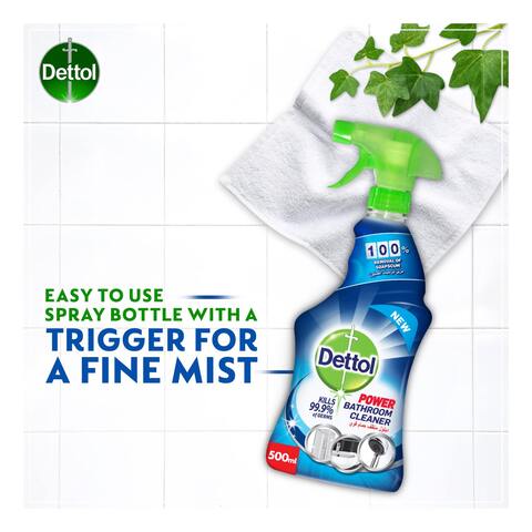 Dettol 4-In-1 Power Bathroom Cleaner Spray Spring Fresh | 500ml