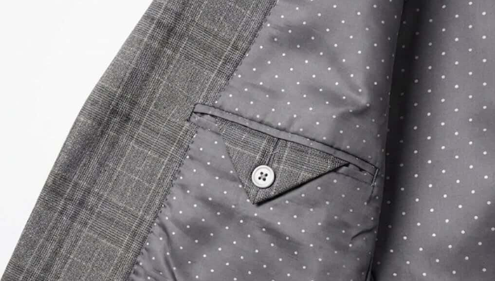 COLLECTION BY MICHAEL STRAHAN GREY PATTERNED BLAZER FOR MEN