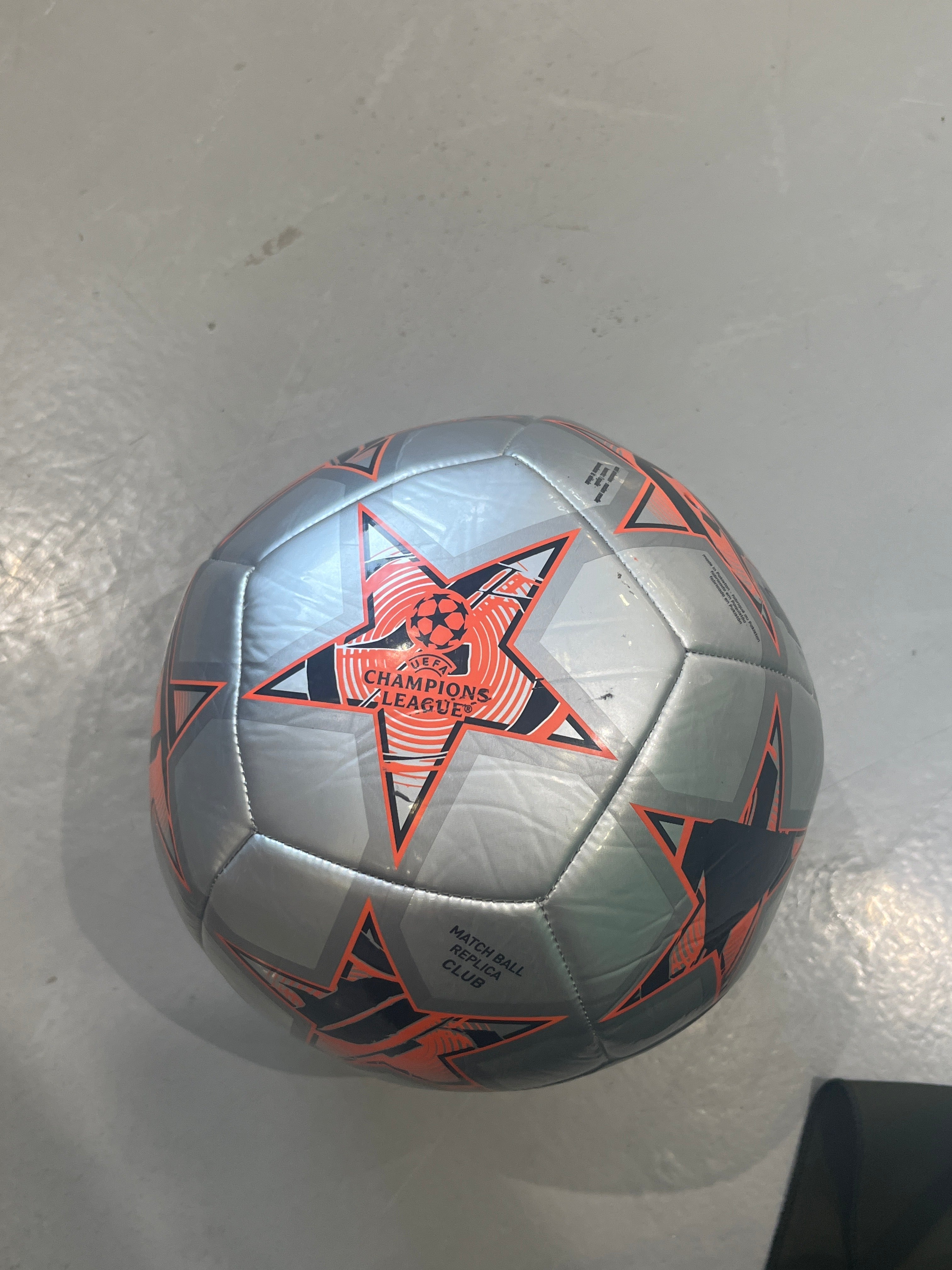 CHAMPIONS LEAGUE GREY COLOR BALL